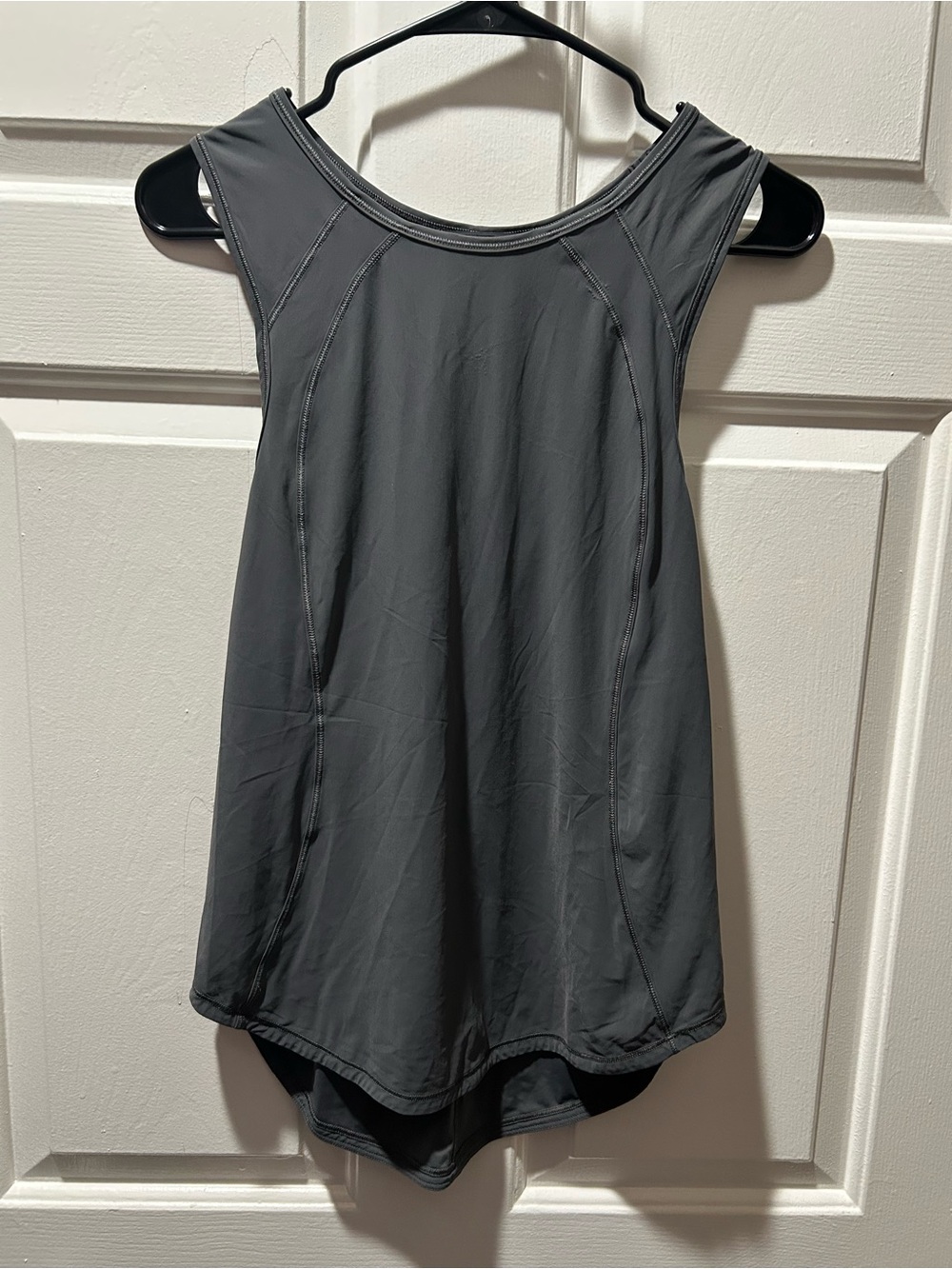 Lululemon Athletica Sculpt Athletic Tank Dark Grey Color Size 6